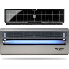 Gümrük Bey Catchmaster Vector 15 Uv Işıklı Sinek Kapanı – Profesyonel Haşere Kontrol Cihazı, Sessiz ve Etkili, Alüminyum Gövde