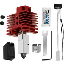 Masitte Bambu Lab X1C Uyumlu 0.4mm Yükseltilmiş Sertleştirilmiş Çelik Hotend Seti Termistör Seramik Dahil