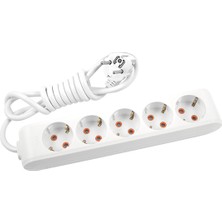 Viko Multi-Let Beşli Grup Priz Topraklı 2 Metre Beyaz (Çocuk Korumalı) 90113502