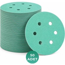 Zenflex Kırılmaz Cırtlı Disk Zımpara | 150 mm | 6 Delikli | 40-800 Kum | 50 Adet