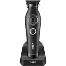 VGR Voyager V-880T Profesyonel Sakal & Ense Çizim Tıraş Makinesi 7200 Rpm – Seramik & Mım Çelik Bıçaklı Şarjlı Trimmer