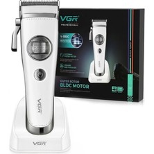 VGR Voyager V-880C Profesyonel Saç Kesme Makinesi 7200 Rpm – Seramik & Mım Çelik Bıçaklı Şarjlı Tıraş Makinesi (10 Taraklı)