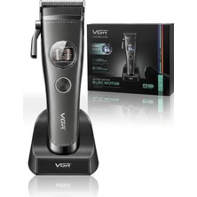 VGR Voyager V-880C Profesyonel Saç Kesme Makinesi 7200 Rpm – Seramik & Mım Çelik Bıçaklı Şarjlı Tıraş Makinesi (10 Taraklı)