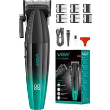 VGR Voyager V-003 Profesyonel Saç Kesme Makinesi 9000 Rpm Vektör/manyetik Motor Dlc Bıçak Şarjlı Tıraş Makinesi