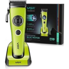 VGR Voyager V-880C Profesyonel Saç Kesme Makinesi 7200 Rpm – Seramik & Mım Çelik Bıçaklı Şarjlı Tıraş Makinesi (10 Taraklı)