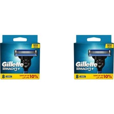 Gillette Mach 3 Yedek Tıraş Bıçağı 8'li -2 Adet