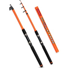 Fishack Teleskopik Olta Kamışı - Dolphin - 270CM 50/150 gr - Turuncu