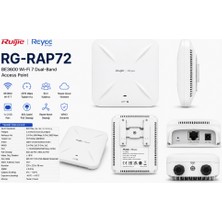 Reyee RG-RAP72 Wifi 7 Iç Ortam Access Point - Dual-Band, 3570MBPS