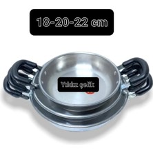 Empressco Alüminyum Çift Kulplu Yağ ve Sos Tavası 18-20-22 cm