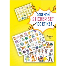 Ceres Studio Pokemon Sticker Set - 3 Sayfa 100 Etiket