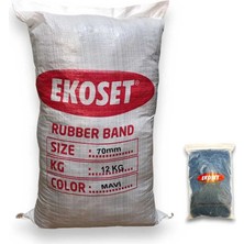 Ekoset Toptan Mavi Para Lastiği 12 kg