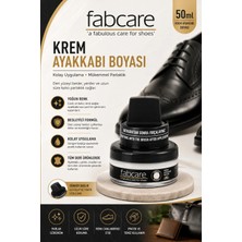 Fabcare Renksiz Krem Ayakkabı Boyası 50 ml – Sünger Başlıklı Deri Bakım ve Parlatıcı