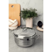 Bonera Masterchef 40 cm Derin Çelik Tencere - Indüksiyon Uyumlu