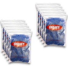 Ekoset Kauçuk Renkli Paket Ambalaj Para Lastiği Mavi 70 mm 10000'li