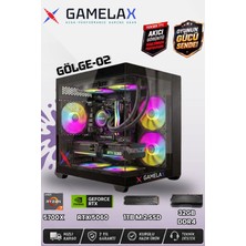 Gamelax Gölge-02 Amd Ryzen7 5700X RTX5060 8gb 32GB Ddr4 Ram 1tb M.2 SSD 240MM Sıvı Soğutma Wi-Fi Masaüstü Gaming Bilgisayarı