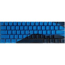 Wooting Manyetik Waves Ansı Ocean Blue Pbt 61 Adet Keycap Seti