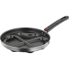 Empressco Kalpli Krep Pankek ve Omlet Tavası 24CM 4 Gözlü Alüminyum Yapışmaz