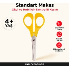 Let's Çocuk Makası – Standart Okul Makası Sarı