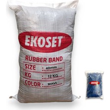 Ekoset Toptan Mavi Toka Lastiği 12 kg