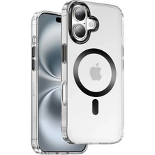 TeknoKapsül Keephone Apple iPhone 16 Dazzle Pro Matte Magsafe Kılıf - Siyah Titanyum