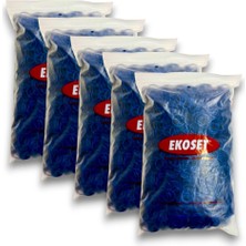 Ekoset Küçük Paket Lastiği Mavi 40MM 5 kg