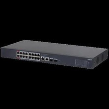 Dahua CS4220-16GT-135 16 Port 16XGE-2XGE-2XGE/SFP Yönetilebilir Gigabit 135W Poe Switch