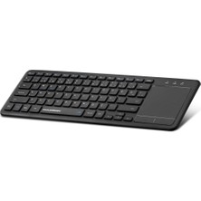 Uslucan Alışveriş Bluetooth + Wıreless Klavye + Touch Pad Q Siyah HDX2505