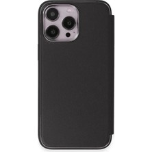 TeknoKapsül Newface Iphone 13 Pro Max Kılıf Dolpin Kapaklı - Siyah
