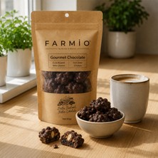 Farmio Ilave Şekersiz Bitter & Portakallı Çikolata Kaplı Dut & Badem - 50GR Doypack