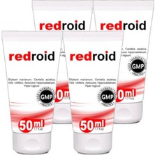 TeknoKapsül Redroıd Doğal Özel Masaj Bakım Kremi 50 ml x 4 Adet