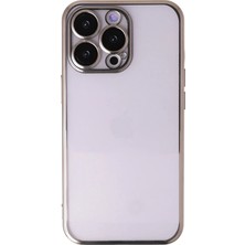 TeknoKapsül iPhone 13 Pro Kılıf Lensli Silikon - Gold