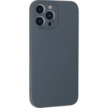 TeknoKapsül Newface Iphone 13 Pro Max Kılıf Nano Içi Kadife Silikon - Gri