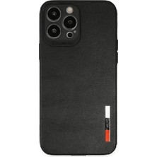 TeknoKapsül Newface Apple Iphone 13 Pro Max Kılıf Loop Deri Silikon - Siyah