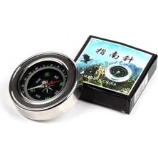 TeknoKapsül Yuvarlak Metal Kasa Dayanıklı Pusula 60MM