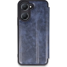 TeknoKapsül Vivo Y18 Kılıf Flip Cover - Lacivert