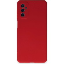 TeknoKapsül Samsung Galaxy M52 5g Kılıf Nano Içi Kadife Silikon - Kırmızı