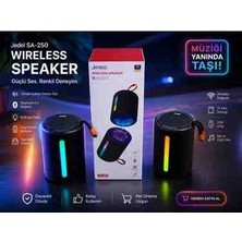 Jedel SA-250 LED Aydınlatmalı ve Manyetik 2'si 1 Arada Tasarımlı Bluetooth Stereo Hoparlör