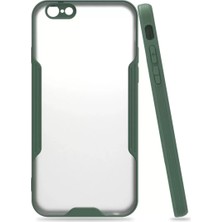 TeknoKapsül Newface Apple Iphone 6 Kılıf Platin Silikon - Yeşil