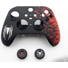 Comse Xbox Series S x Silikon Kılıf Analog Koruyucu Set 9. Nesil Kol Uyumlu Spiderman