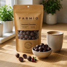 Farmio Ilave Şekersiz Bitter Çikolata Kaplı Turna Yemişi - 50GR Doypack