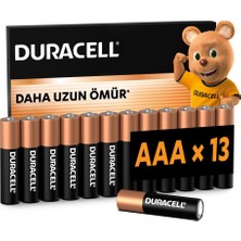 Duracell Basıc Aaa Ince Alkalin Kalem Pil (13'lü Paket) – 1,5V