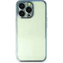 TeknoKapsül Newface Apple Iphone 13 Pro Kılıf Razer Lensli Silikon - Açık Mavi