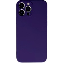 TeknoKapsül Newface Apple Iphone 13 Pro Max Kılıf Nano Içi Kadife Silikon - Mor