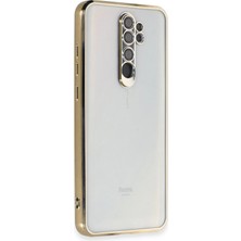 TeknoKapsül Redmi Note 8 Pro Kılıf Lensli Silikon - Gold