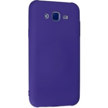 TeknoKapsül Newface Samsung Galaxy J7 Kılıf Nano Içi Kadife Silikon - Mor