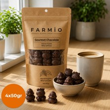Farmio Ilave Şekersiz Hayvan Figürlü Çikolata - 4X50GR Doypack