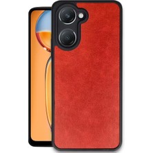 TeknoKapsül Newface Vivo Y18 Kılıf Aras Deri Kapak - Kırmızı