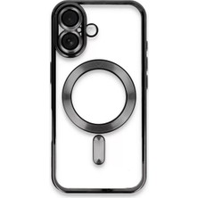 TeknoKapsül Newface Apple Iphone 16 Plus Kılıf Kross Magneticsafe Kapak - Siyah