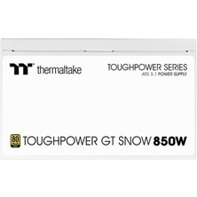Thermaltake 850W 80+ Gold Toughpower PS-TPT-0850FNFAGE-W Pcıe 5.0 Tam Modüler Power Supply Beyaz