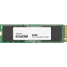 Crucial Crucıal CT480E100SSD8, E100, 480GB, 4700/2500, Gen4, Nvme Pcıe M.2 2280, SSD